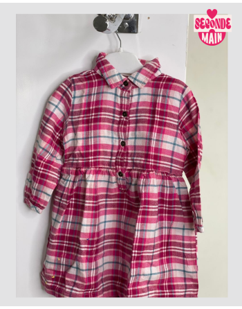 Carter's - Pink check dress