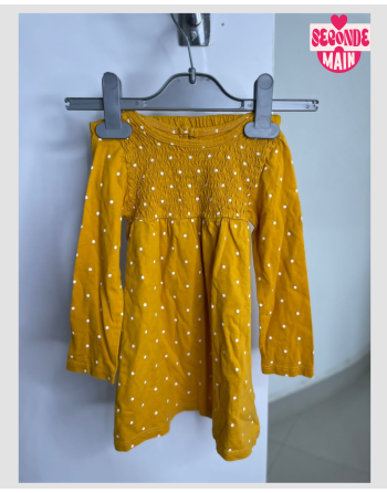 Carter's - Yellow dot dress...