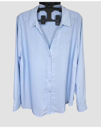 H&M - Blue shirt V neck