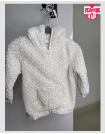 Pull avec zip & capuche